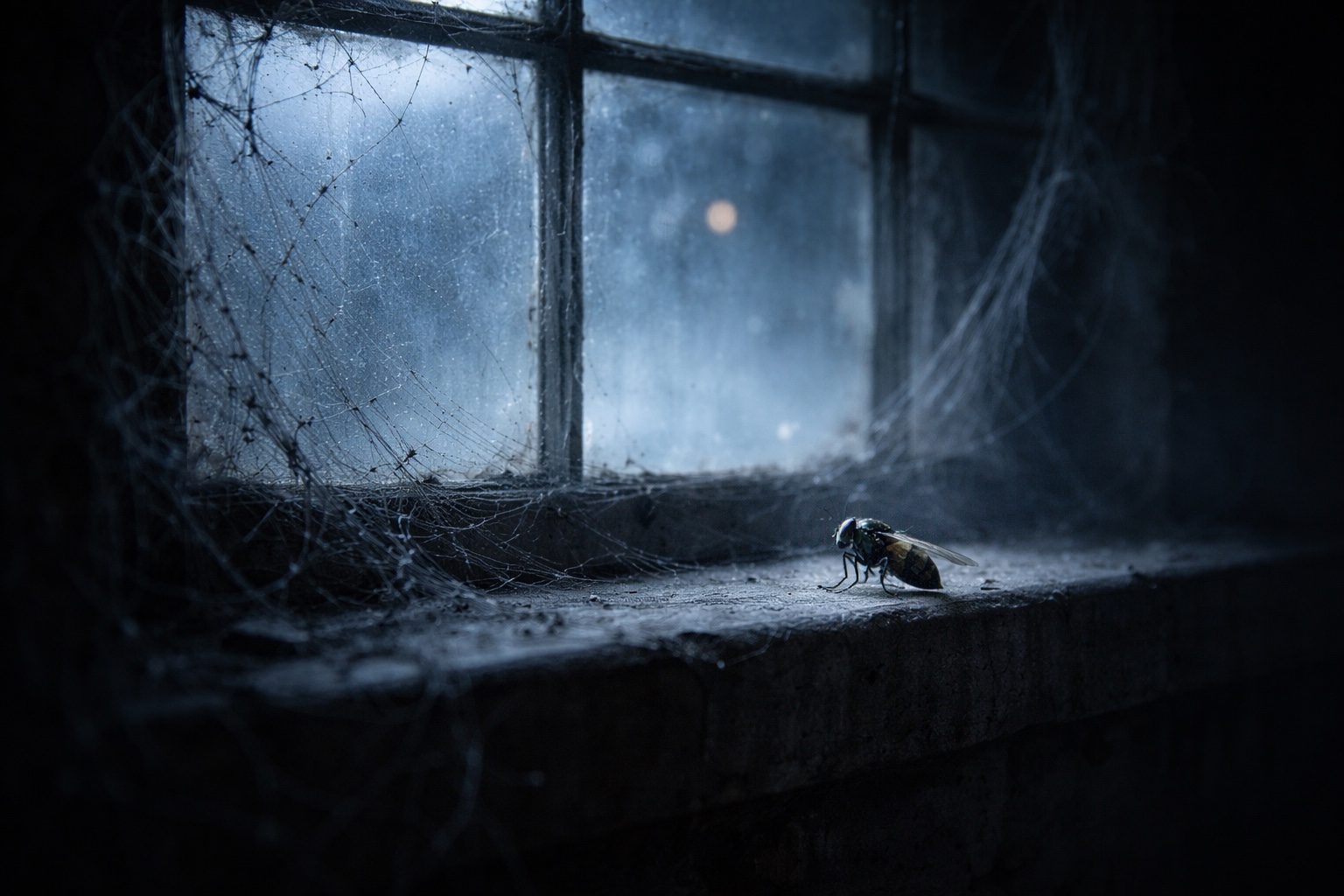 The basement fly becomes the contamination carrier
